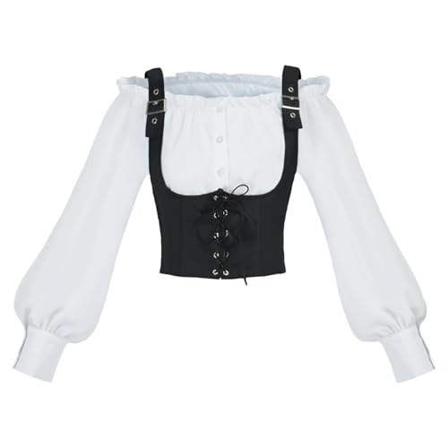 Corsé con tirantes medieval de mujer el regalo perfecto para fans del cosplay