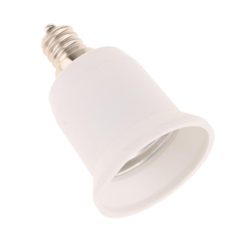 WOVEBIUS Lamp Socket Adapter Holder Converter Light Bulb Socket Adaptor E12 to E26