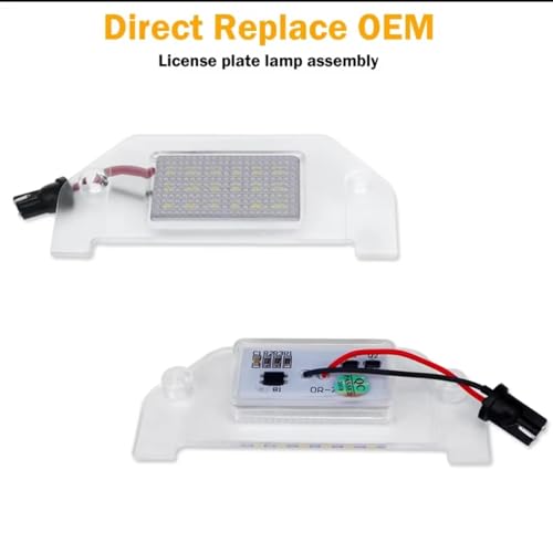 Solución para placa invisible: Luces de matrícula para Chrysler y Sebring 3