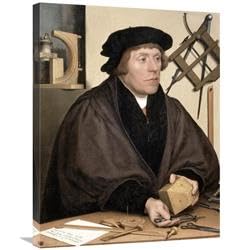 30 in. Nicholas Kratzer - Inventor of Polyhedral Sundial Art Print - Hans Holbein