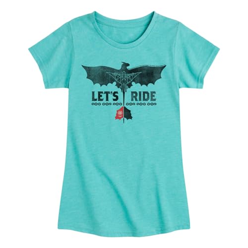 How to Train Your Dragon - Lets Ride - Toddler & Youth Girls Short Sleeve Graphic T-Shirt