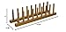 Lipper International 887 Bamboo Wood Plate Rack and Pot Lid Holder, 15-3/8