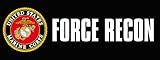US Marines Force Recon Bumper Sticker (Corps Logo Vinyl Decal for car Truck or Van (3 x 9 inch) USMC