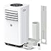 Price comparison product image Air Conditioning Unit Portable Air Conditioner 9000 BTU 4-in-1 Dehumidifier, Cooling Fan with 2 Speeds, Digital Display & Remote Control, Window Kit, 24 Hour Timer for Room Up to 269sq.ft