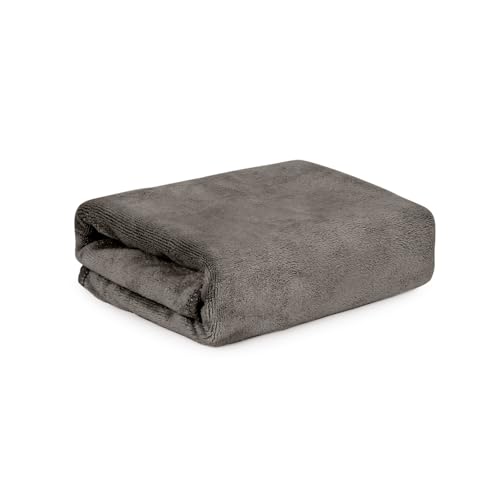 Image of HOUSSE Premium Microfiber Bath Towel - Extra Large 75x150cm Quick Dry Towels for Women Men & Kids | Super Soft Plush 550 GSM | Ultra Absorbent for Home Swimming Sports & Travel (Cocca Brown)