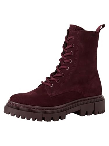 Tamaris Women's Leather Boots, red, 6.5 UK