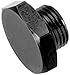 Red Horse Performance 814-16-2 -16 AN/JIC Straight Thread (O-Ring) Port Plug - Black