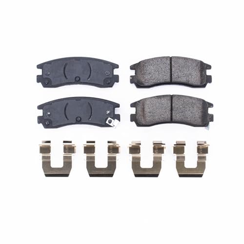 Image of PowerStop Rear Brake Pads for Cadillac Allante 1993 |DeVille 1994-96 |Eldorado 1992-96 |Seville 1992-97 - Z17 Ceramic Brake Pads with Installation Hardware, 17-508