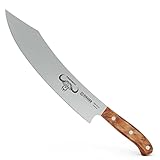 giesser since 1776 - made in germany - coltello da cuoco, 30 cm, tree of life, premiumcut barbecue no 1, coltello da cucina, manico in legno di thuja, inossidabile, coltello da griglia tedesco