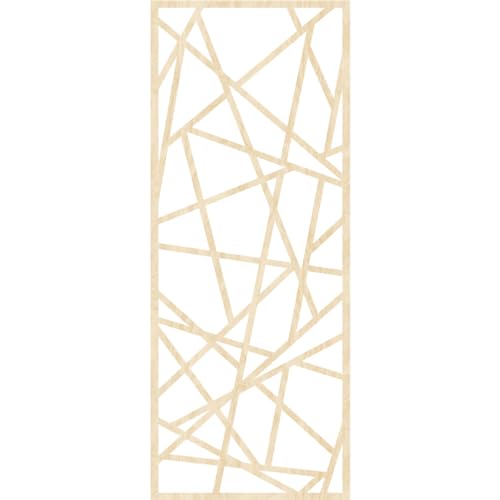 Image of Conway Decorative Pierced Fretwork Wood Wall Panels, 11 3 /8 inchW x 29 3 /8 inchH x 3 /8 inchT, Birch