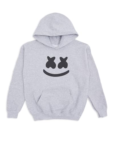 Marshmello - Youth Smile Hoodie, Unisex Fit, Pouch Pocket, Preshrunk