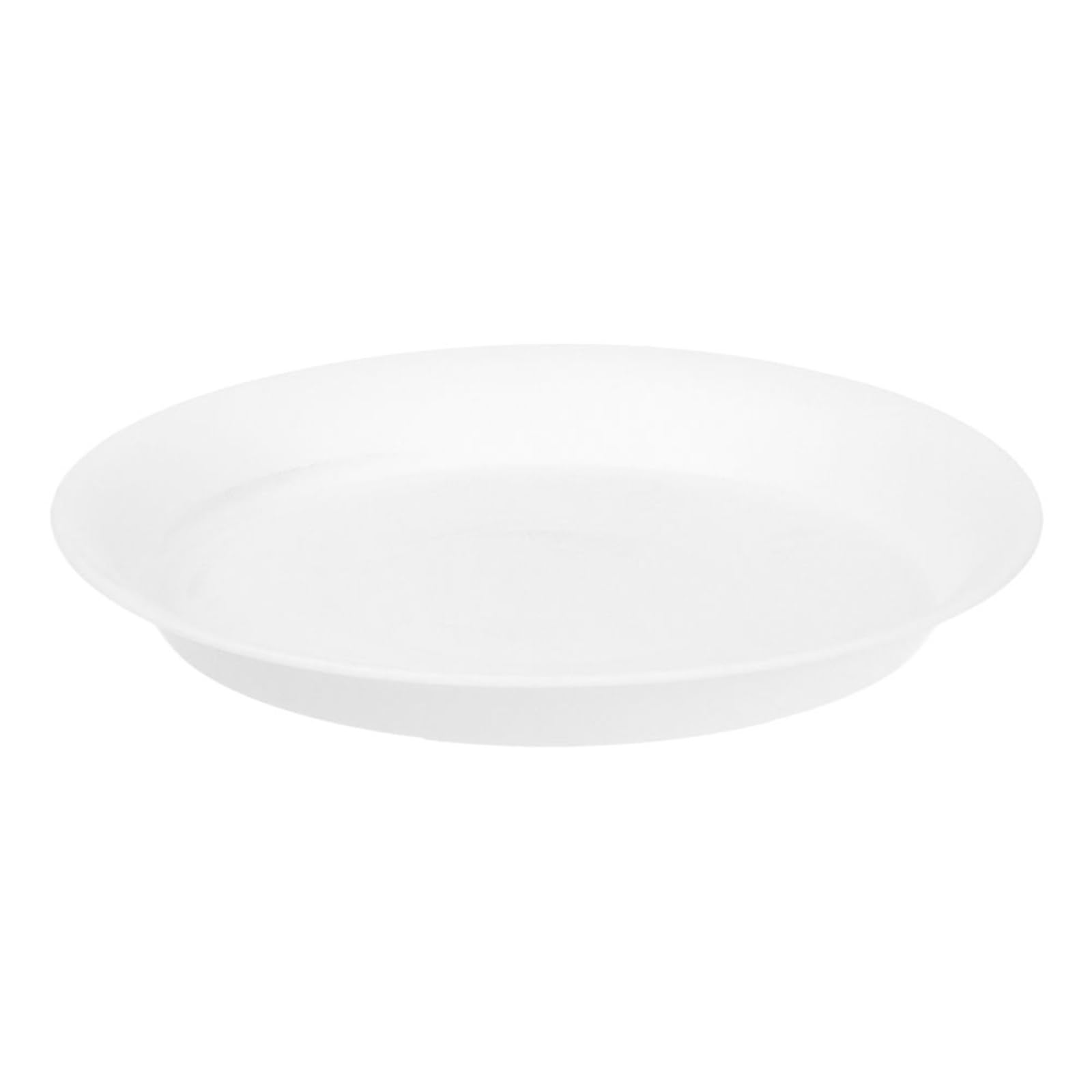 YILWPV 20Pcs Round Drip Trays Plant Saucer Garden Flower Pot Indoor Outdoor Plastic Tray Saucers Home Decor(White 15x12cm)