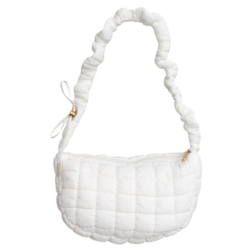 Image of Puffer Tote Bag Shoulder Bag for Women Crossbody Nylon Quilted Puff Tote Bag Hobo Handbag Lightweight