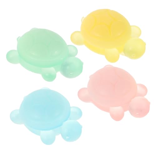 Vaguelly 4個子供用保湿鹸 小さな亀デザイン 手作り精油配合 ちゃん敏感肌に優しい洗浄鹸 持ち運び便利 キッズバス用品 男の子 女の子向け