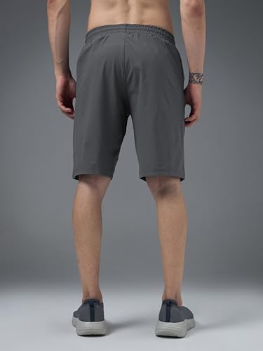 Image of TECHNOSPORT Men's Regular Fit Solid Sports Shorts with Duracool+ for Running, Training & Workout Wear