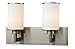 Z-Lite 412-2V 2 Light Vanity, Brushed Nickel
