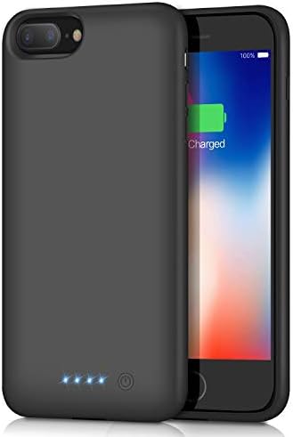 Battery Case for iPhone 8 Plus/7 Plus, Upgraded 8500mAh Portable Protective Charging Case for iPhone 8 Plus Rechargeable Extended Battery Pack Charger Case for Apple iPhone 7 Plus Power Bank(5.5 inch)