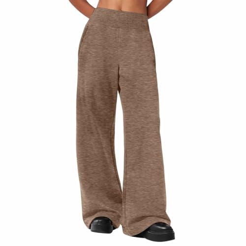 Girls Pants,Teen Girls Wide Leg Sweatpants Baggy Jogger Long Casual Pants Kids High Waist Flowy Trousers 4-14 Years