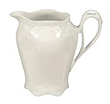 creme-farbenes, undekoriertes Hartporzellan, hohe Kantenschlagfestigkeit
