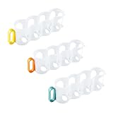 KICHOUSE 3 Stück Kühlschrank Aufbewahrungsbox kühlschrankorginizer kühlschranl organisator Getränke-Dosenhalter Bier Getränke Organizer Dosenspender für Speisekammer Soda-Lagerung Plastik