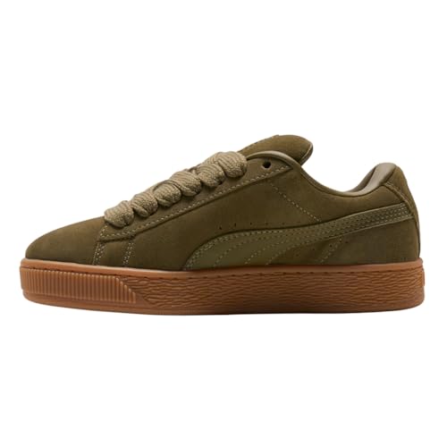 PUMA Womens Suede XL Lace Up Sneakers Shoes Casual - Green - Size 7.5 M