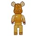 Bearbrick Gewalttätiger Bären Baustein Bär Klarer Harz Kunsthandwerk Action Modell Mode kreative Home Ornamente Moderner minimalistischer Stil Dekoration C