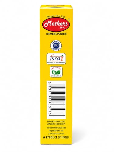 Image of MOTHERS SPPL Turmeric Powder 100gm Pack of 3 Pure, Fine-Ground Haldi with Bright Natural Yellow Colour & Rich Aroma Essential Haldi Powder for Everyday Indian Cooking