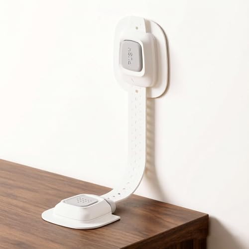 Image of No Drill Furniture Anchor for Baby Proofing, Adjustable Straps, 4 Packs