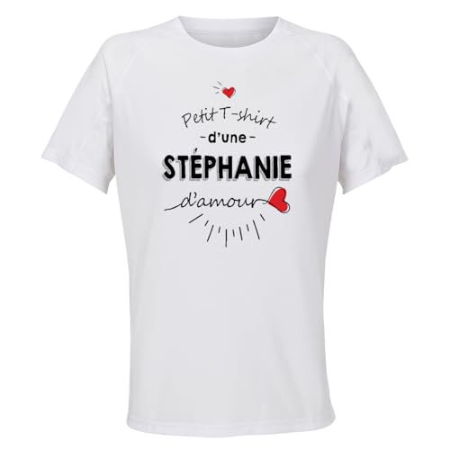 Maillot de sport femme respirant manches courtes t-shirt fitness Stephanie Damour