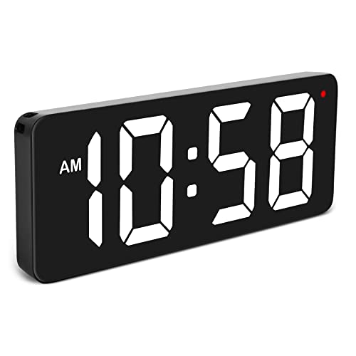 SZELAM Digitale Wanduhr – Großes 11,4-Zoll-Display Mit Fernbedienung, Datum, Temperatur & Wecker