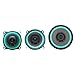 SVSBJMK 2PCS 4/5/6.5 Inch Car Coaxial Speakers HiFi Car Door Subwoofer Universal Automotive Audio Music Full Range Truck Stereo Speaker(2pc 4 Inch)