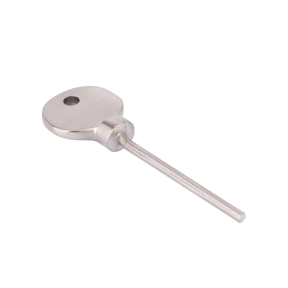 Sash Heritage Satin Nickel Brass Key To Suit Locking Fasteners With A Grub Screw