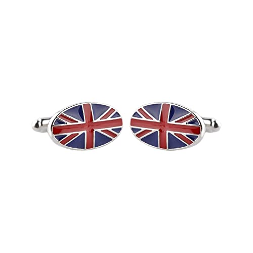 Mancuernillas Daesar con diseño de bandera británica miniatura 1