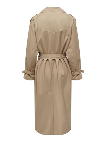 ONLY Damen Onlchloe Double B. Otw Noos Trenchcoat, Tannin, XXS EU