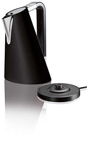 BUGATTI, Vera Easy, Wasserkocher mit abnehmbarem Kalkfilter, Fassungsvermögen 1,75 Liter, 2180 W, Edelstahlgehäuse…