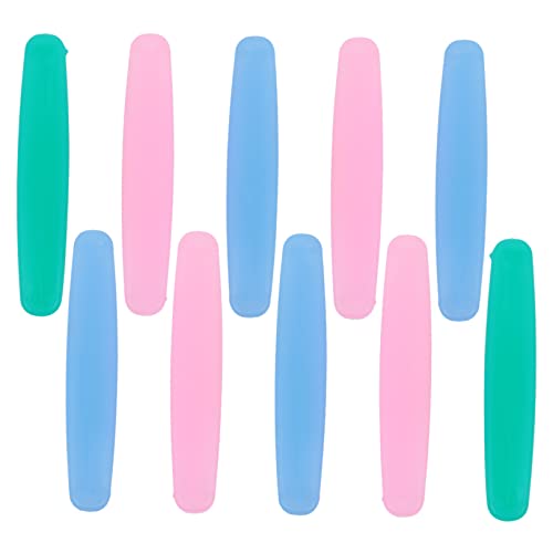 Gogogmee 10pcs Toothpaste Squeezer Cosmetic Toothpaste Roller Makeup Tube Squeezer Toothpaste Dispenser Makeup Squeezer Lotion Tube Toothpaste Tube Squeezer Toothpaste Tube Roller Kit PVC