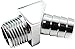 Racing Power R4528 45 Degree Aluminum Fitting (5/8 X 1/2 - Chrome)
