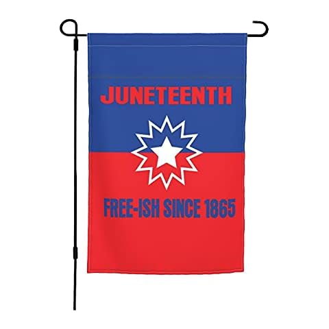 juneteenth flag Welcome Summer Garden Flag 12×18 Inch Small Vertical Double Sided Seasonal Outside Décor for Yard Farmhouse, Mini Yard Patio Lawn Decorative Flag Cover