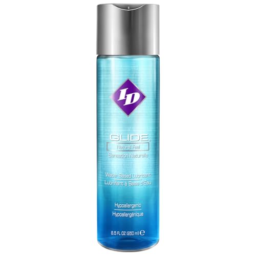 ID Glide Lube 8.5 fl oz Personal Lubricant Water Based Lube For Couples Pleasure Women & Men Pleasure Sensation Sex Lube to Enhance Natural Feeling Made in USA by ID Lubricants