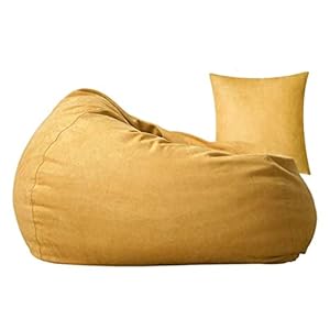 TJLSS Lazy Man Sofa Bean Bag Sdraiato Balcone Tatami Single Living Sandbag in pelle