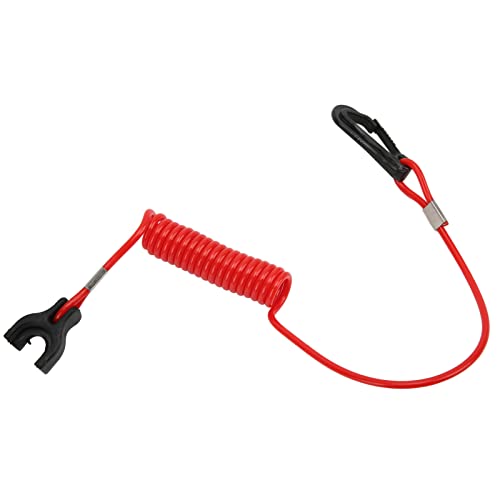 Qiilu Not-Aus-Schalter für Bootsmotoren 176288 Safety Switch Safety Lanyard Ersatz für BRP Evinrude Johnson Außenborder/OMC Cobra Innenborder Z-Antriebsmotoren 176288 0176288