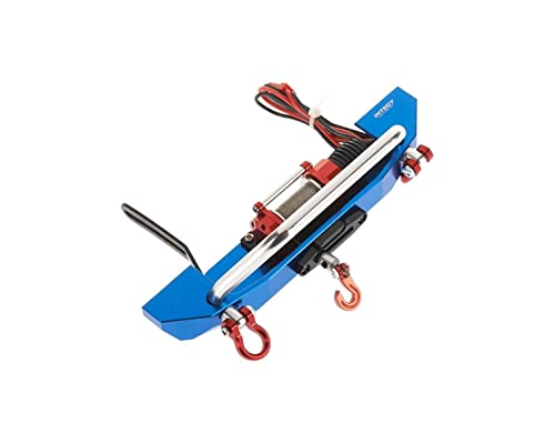 Integy RC Upgrades for Axial, Realistic High Torque Winch w/Scale Front Bumper for Axial 1/10 SCX10 II