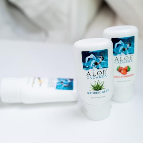 Image of Aloe Cadabra vaginal moisturizer, natural aloe, pH-balanced, water-based & 95% aloe vera, reduce dryness, discomfort, versatile uses (2.5 fl oz, 1 pack)