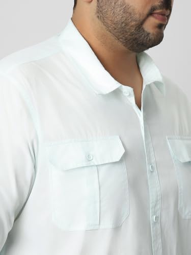 Image of Urbano Plus Men's Cotton Full Sleeve Regular Fit Casual Solid Shirt