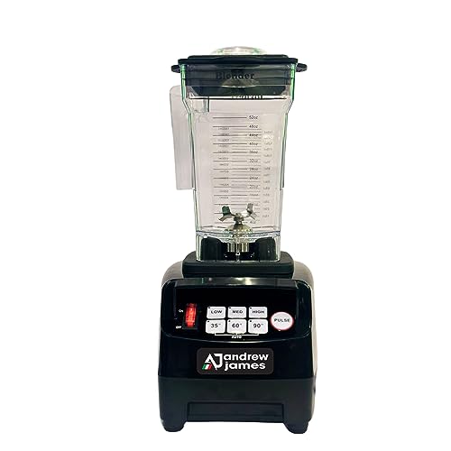 Image of ANDREW JAMES Professional Bar Blender DIGITAL OPERATED 3 H.P Motor. 2 Year Warranty. MILKSHAKES, smoothies, ice crushing, cocktails and many more | Commercial For Industrial Use