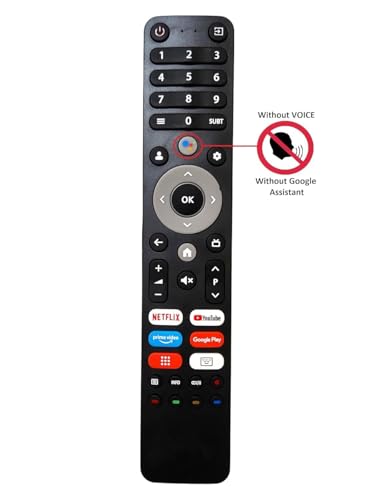 Image of BLACKSHEEP Compatible with Impex Smart Tv Remote Control Suitable for evoQ Series 4k Ultra HD LED 32 43 50 55 65 75 Inch TV Non Voice Command with Hotkeys - Match Remote Key by Key with Remote