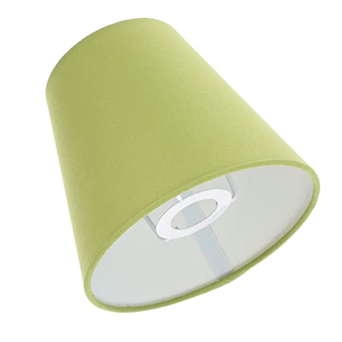 Image of Cabilock Retro Small Lampshade Green Drum Lampshade for Wall Lamp Lamp Shade Cover