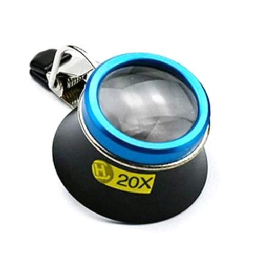 Sichuny Lupa de gafas de 20 aumentos, lupa de ojo acoplable, ocular portátil, , , herramienta de reparación, duradera, fácil instalación