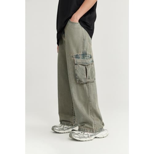 Y2k Baggy Jeans Men Vintage Hip Hop Style Skater Jeans Denim Loose Fit Pants Cargo Jeans2