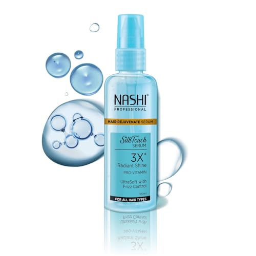 Image of Nashi Professional Rejuvenate Serum 100 ml, Pro Vitamin Serum for Dry and Tangle-Prone Hair, Silky Touch for Frizz Control